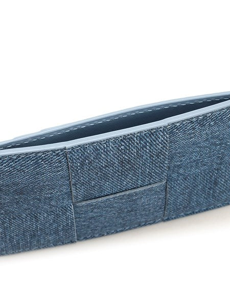 Portacarte "Cassette" in denim