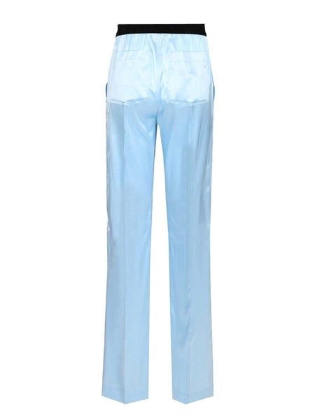 Pantaloni in seta stretch