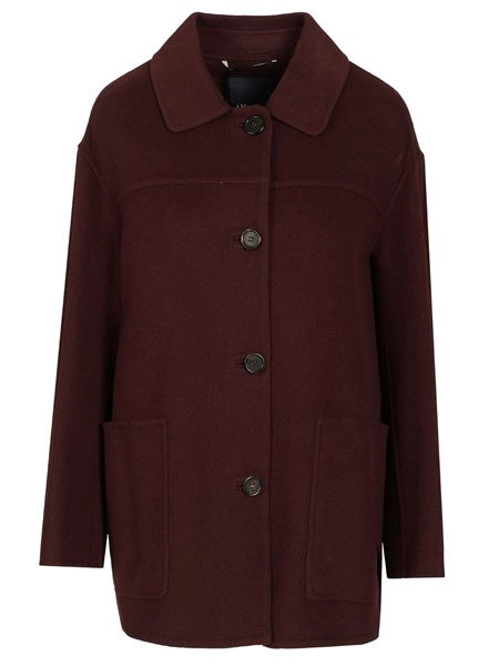 Cappotto corto in drap di lana