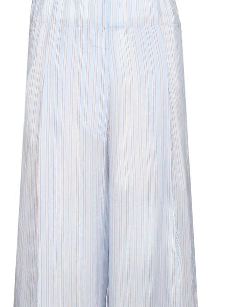 Pantaloni a gamba larga a righe