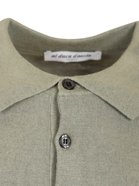 Polo in seta e cashmere