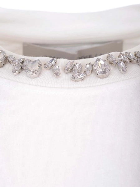 T-shirt con cristalli