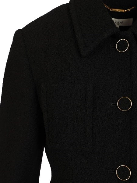 Blazer corto monopetto