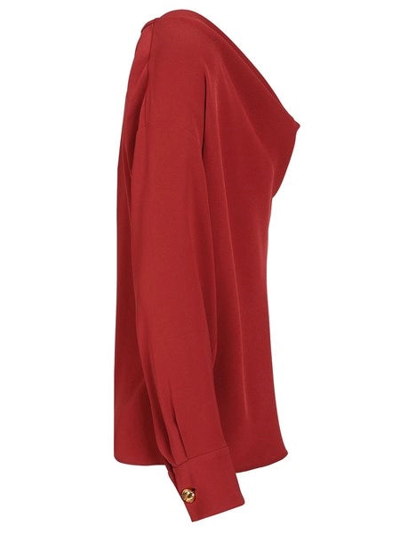 Blusa in cady tecnico leggero