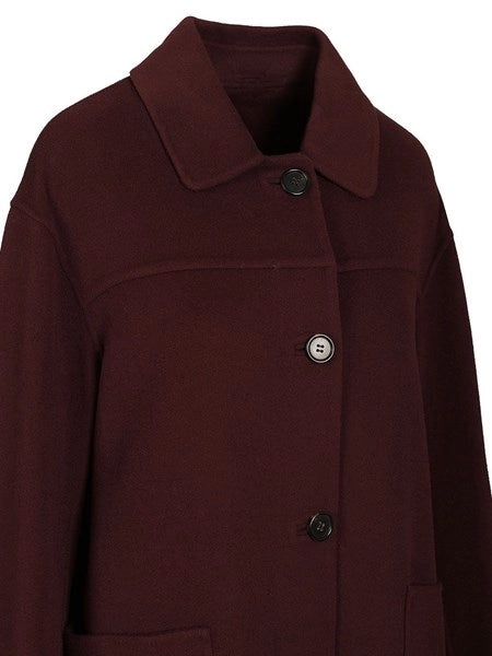 Cappotto corto in drap di lana