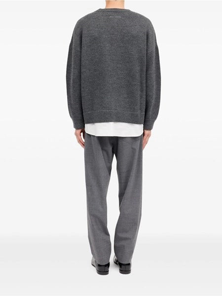 Maglione due in uno in stile college