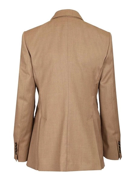 Blazer doppiopetto in twill di lana "Cupola"