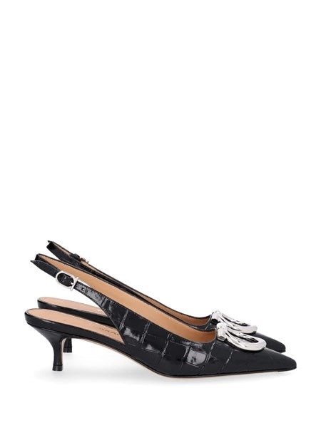 Slingback Maxi Gancini