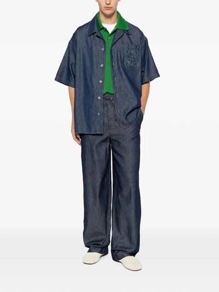 Camicia a maniche corte in cotone