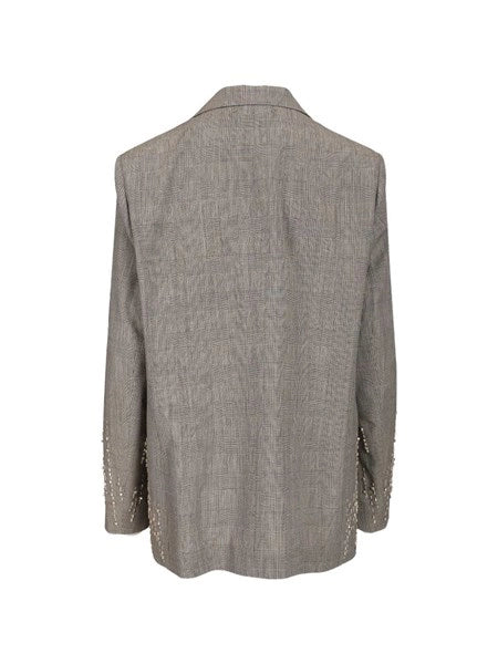 Blazer Principe di Galles con cristalli