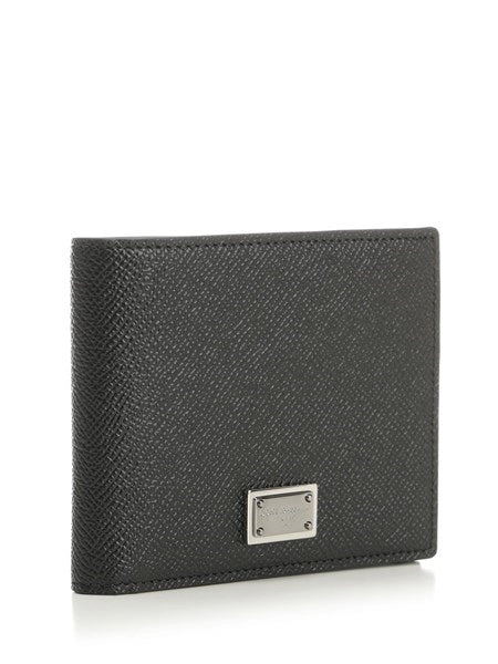 Portafoglio bifold in pelle