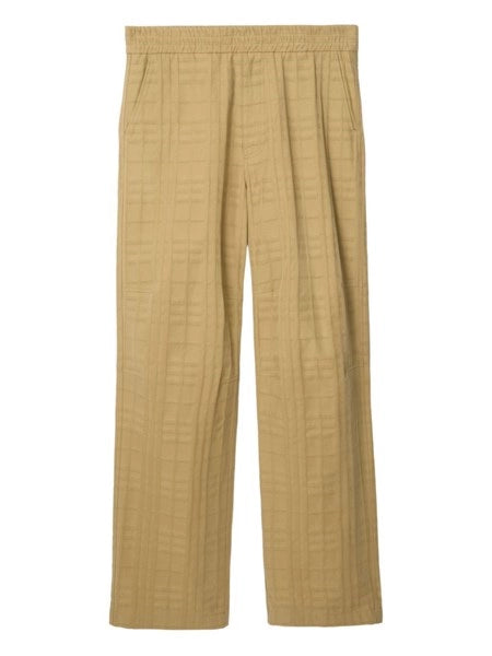 Pantaloni in cotone Check