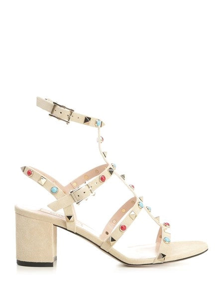 Sandali in suede Rockstud