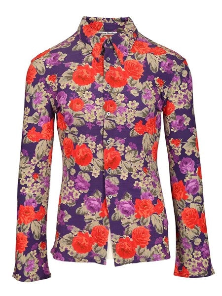 Camicia con stampa floreale