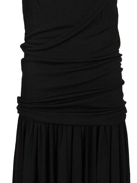 Abito midi in jersey arricciato Abiha