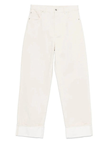 Jeans con risvolto