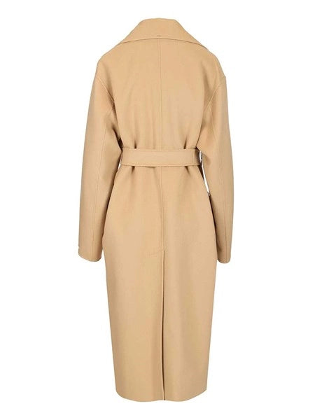 Cappotto a vestaglia in pura lana