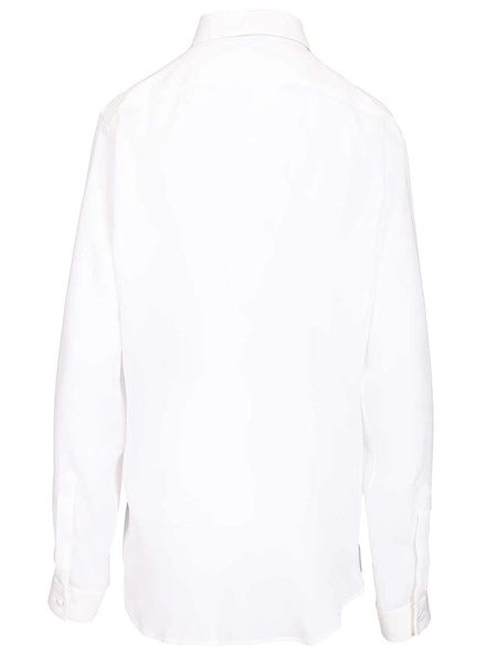 Camicia da smoking in seta