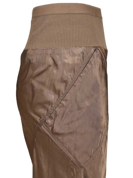 Pantaloni svasati in raso Bias
