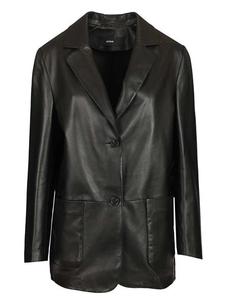 Blazer in pelle Ohann