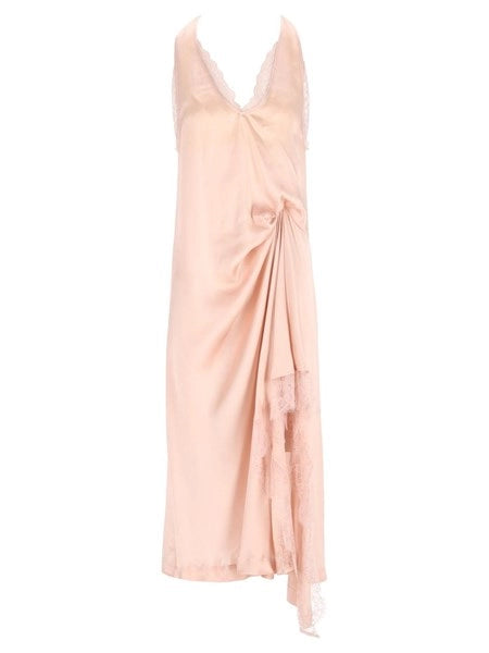 Abito sottoveste midi in pizzo