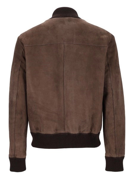 Giacca Valstar in pelle scamosciata VALSTAR BOTTONI CON INTERNO THERMORE 100 LEATHER