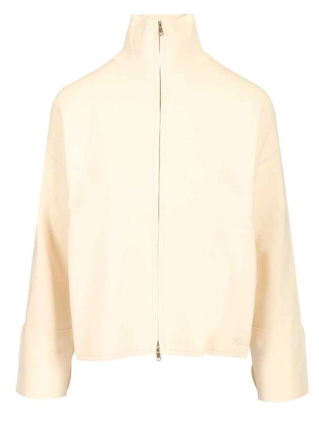 Cardigan in crêpe