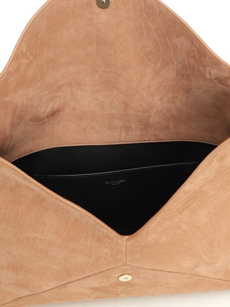 Pochette Envelope Cassandre in pelle nabuk