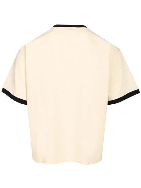 T-shirt in jersey di cotone con stampa
