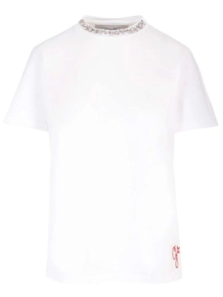 T-shirt con cristalli