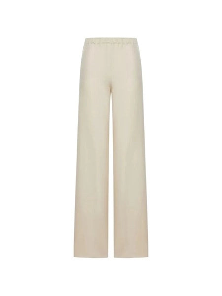 Pantalone in lino e seta