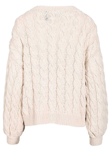 Maglia Anagram in misto lana e cotone