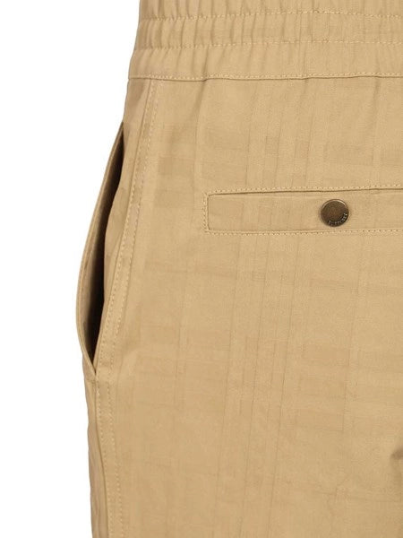 Pantaloni in cotone Check
