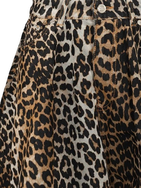 Minigonna leopardata