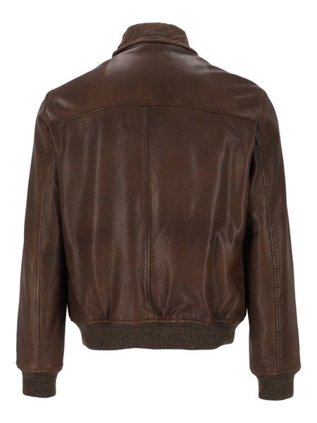 Bomber in pelle
