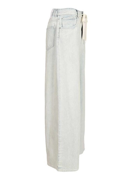 Jeans gamba larga