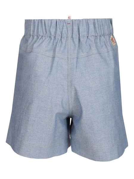 Shorts in cotone chambray