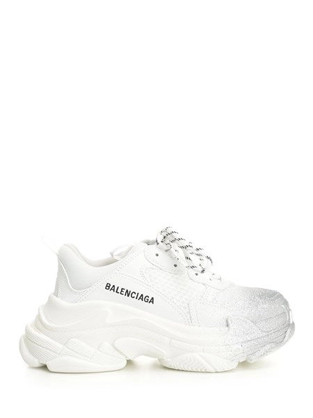 Sneaker "Triple S Glitter Spray"