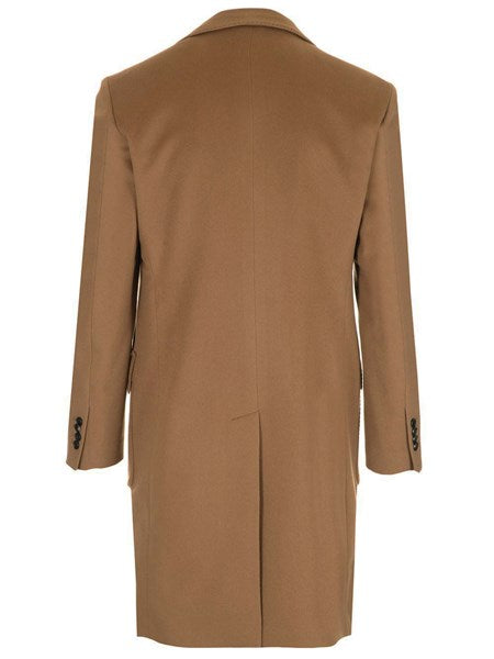 Cappotto doppiopetto cammello