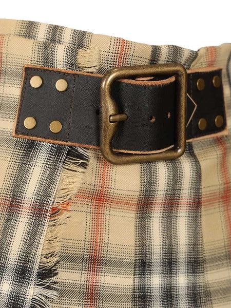 Mini kilt in lana Check