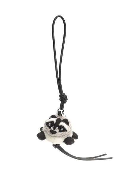 Charm Racoon in lana