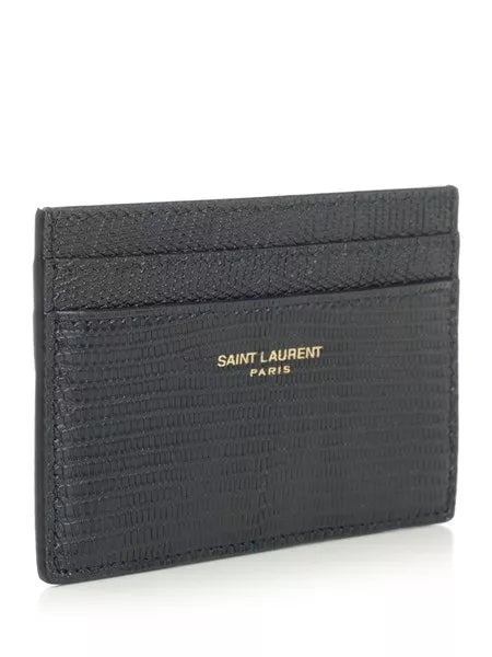 Porta carte con firma SAINT LAURENT PARIS