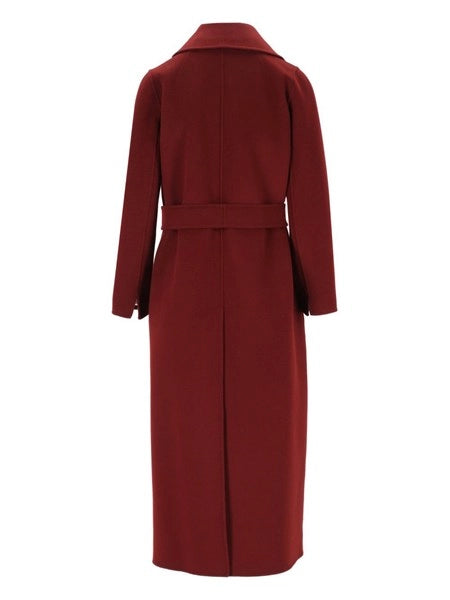 Cappotto a vestaglia in drap di lana Poldo