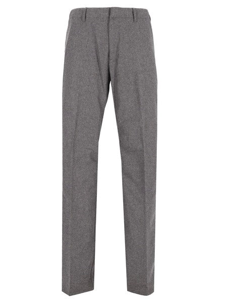 Pantaloni sartoriali in misto cashmere
