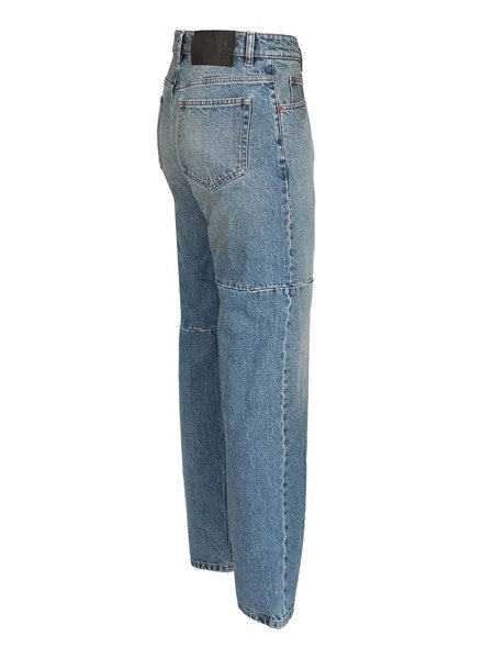 Jeans a gamba dritta