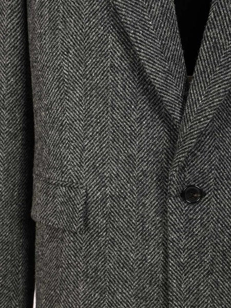 Giacca in lana pettinata