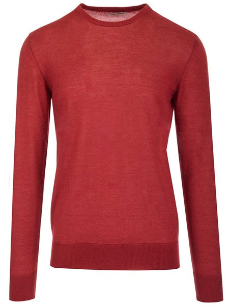 Maglia girocollo rossa