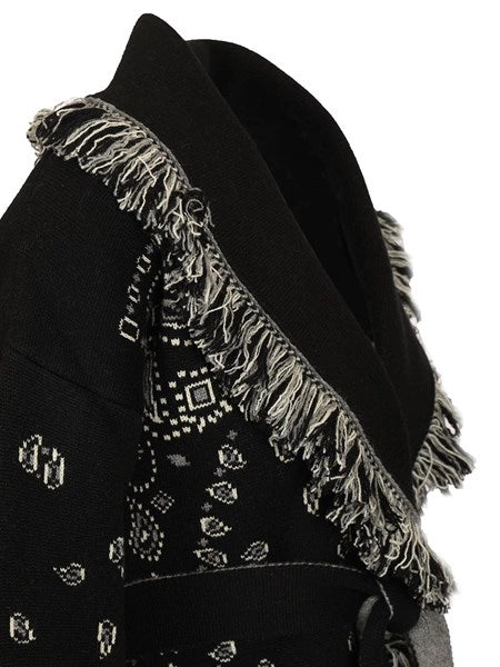 Cardigan in cashmere bandana