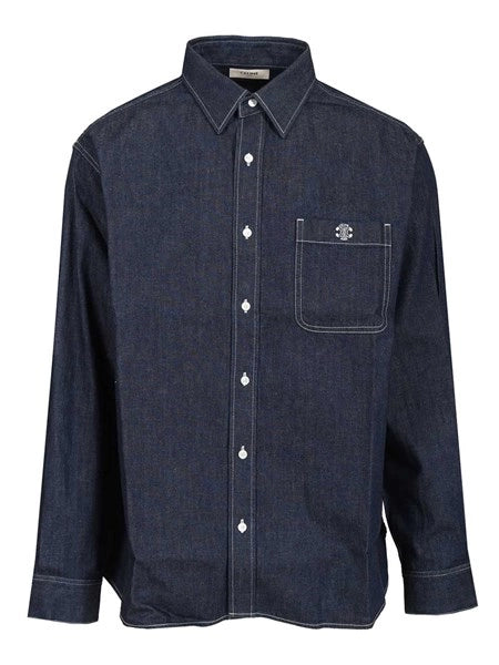 Giacca camicia in denim