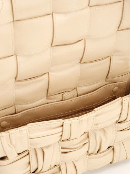 Borsa a spalla "Cassette" beige